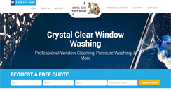 Desktop Screenshot of crystalclearwindowsinc.com