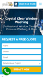 Mobile Screenshot of crystalclearwindowsinc.com